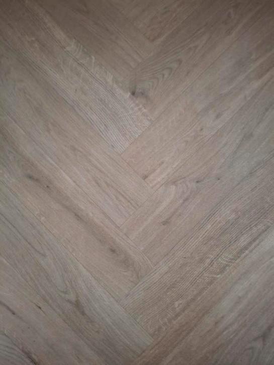 Vinyl visgraat vloer 12 m2, Doe-het-zelf en Verbouw, Vloerdelen en Plavuizen, Zo goed als nieuw, Laminaat, Overige materialen