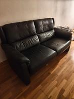 Leren tweepersoonsbank, Ophalen, Gebruikt, 150 tot 200 cm, Tweepersoons