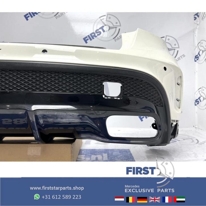 W156 GLA 45 AMG ACHTERBUMPER WIT Mercedes 2013-2018 GLA45 BU, Auto-onderdelen, Carrosserie en Plaatwerk, Bumper, Mercedes-Benz
