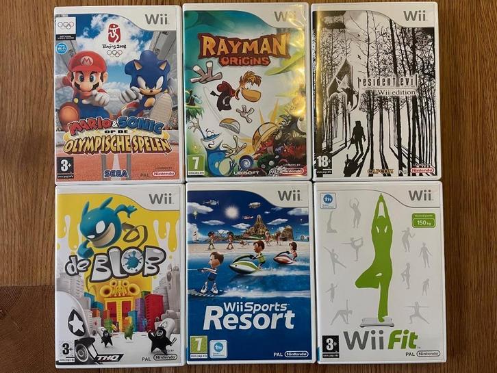 Wii spellen Diversen, Spelcomputers en Games, Games | Nintendo Wii, Zo goed als nieuw, Avontuur en Actie, 1 speler, Vanaf 3 jaar