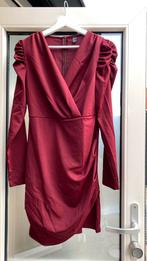 Bordeaux Rode Jurk Shein - Maat 38/40 (M), Maat 38/40 (M), Ophalen of Verzenden, Zo goed als nieuw, Boven de knie