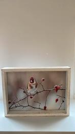 Schilderijtje met lampjes erin 40x 30, Huis en Inrichting, Woonaccessoires | Lijsten, Ophalen of Verzenden, Gebruikt, Hout, Minder dan 50 cm