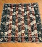 Vintage retro kleed tafelkleed met franjes 145/135, Gebruikt, Etten-Leur, DJT@dejuistetoon.eu, Ophalen of Verzenden