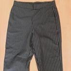 Zwarte broek krijtstreep 36, Kleding | Dames, Broeken en Pantalons, Verzenden, Zwart, Zo goed als nieuw, Maat 36 (S)
