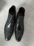 Almost New Black Leather Ankle Boots Size 40/41, Ophalen, Zwart, Lage of Enkellaarzen, Zo goed als nieuw