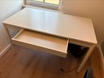 Net wit IKEA Tonstad bureau 140 x 75 cm, Ophalen, Zo goed als nieuw, Bureau