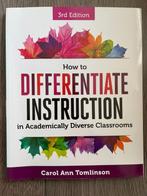 How To Differentiate Instruction in Academically Diverse Cla, Gelezen, Carol Ann Tomlinson, Alpha, HBO