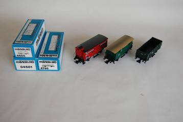 MÄRKLIN WAGONS. beschikbaar voor biedingen