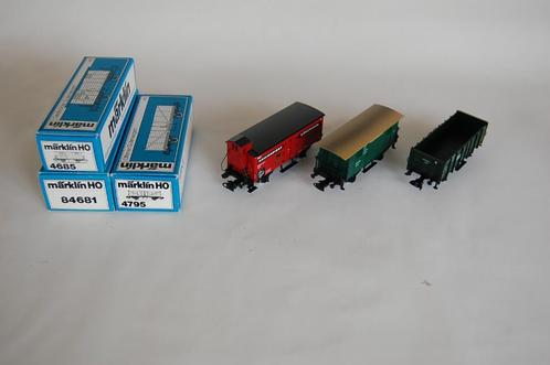 MÄRKLIN WAGONS., Hobby en Vrije tijd, Modeltreinen | H0, Zo goed als nieuw, Wagon, Wisselstroom, Märklin, Ophalen of Verzenden