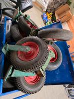 6 Zwenkwielen met Kruiwagenband, Doe-het-zelf en Verbouw, Transportwagens, Ophalen, Gebruikt, Transportkar