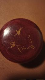 Antiek Japans lak doosje met twaalf onderzetters, Antiek en Kunst, Ophalen of Verzenden