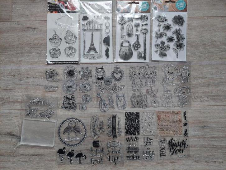 Set clearstamps, Hobby en Vrije tijd, Stempelen, Nieuw, Ophalen