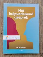 Het hulpverlenend gesprek || druk 3 || ISBN: 9789001891794, Zo goed als nieuw, Noordhoff Uitgevers, Gamma, HBO