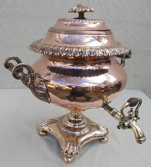 hele mooie samovar samovaar samovoir kraantjeskan, Antiek en Kunst, Antiek | Koper en Brons, Koper, Ophalen of Verzenden