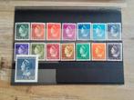 Postzegels NVPH 332 - 346 Wilhelmina 1940-1947, Postzegels en Munten, Postzegels | Nederland, Na 1940, Ophalen of Verzenden, Postfris