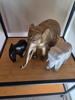 3 mooie olifanten beeldjes, Ophalen, Zo goed als nieuw, Beeldje of Figuurtje