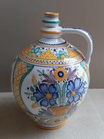 Hoge (50 cm) kruik Slov Keramika Modra handbeschilderd 1981, Ophalen