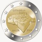 2 Euro Malta 2024 - Citadel van Gozo - BU Coincard - VVK, Postzegels en Munten, Munten | Europa | Euromunten, 2 euro, Malta, Losse munt