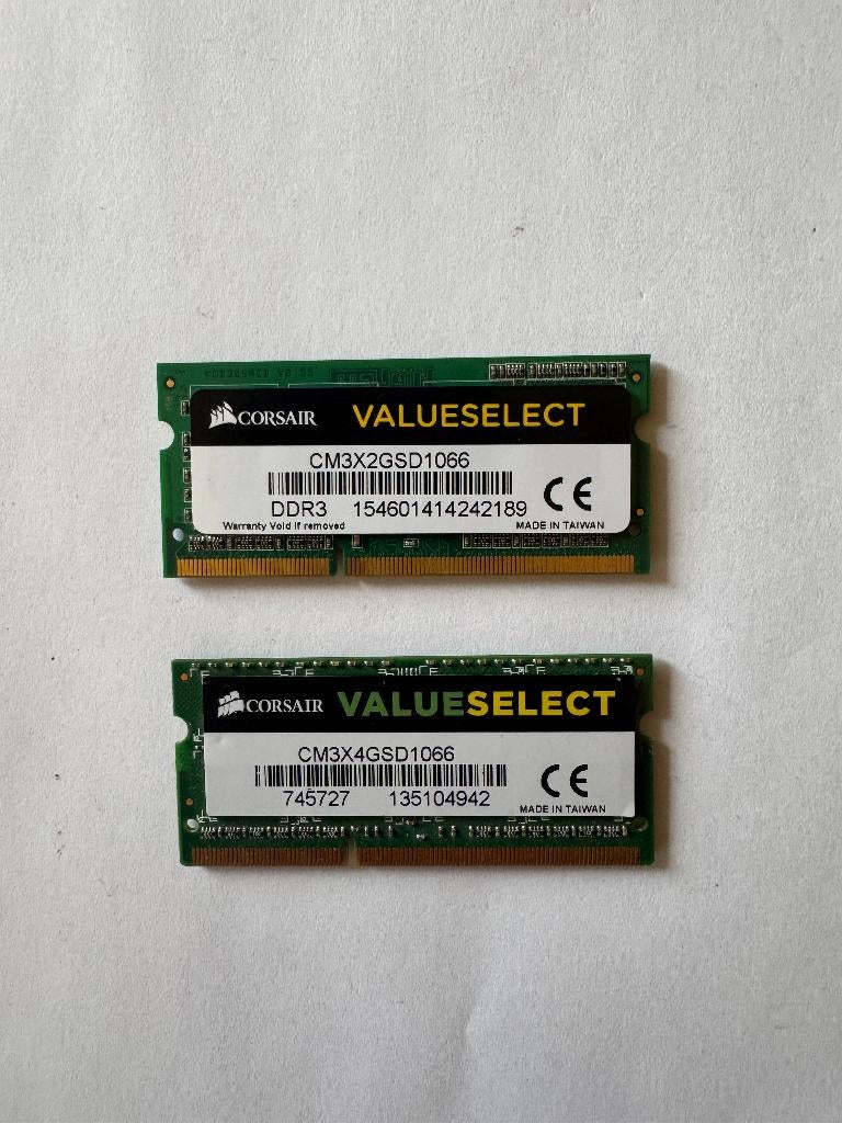 Mac Memory 6gb (2 + 4gb) DDR3 - 1067Mhz, Computers en Software, Nieuw, DDR3, Ophalen of Verzenden, Corsair