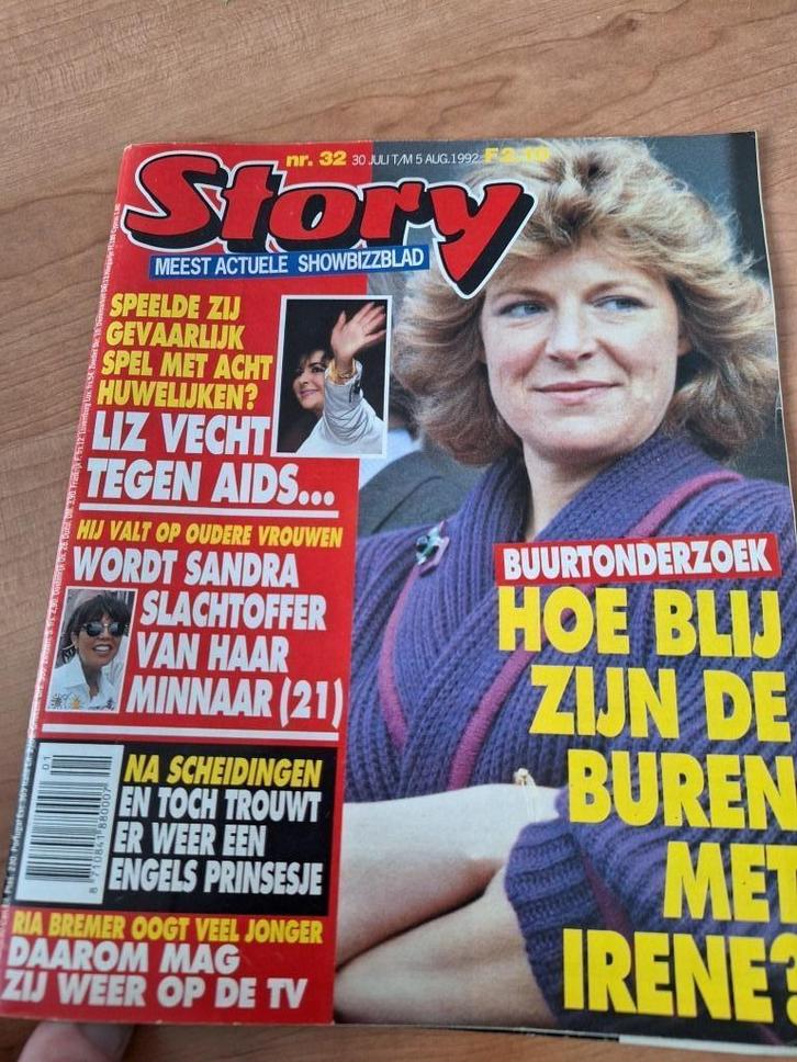 Story 1992 LUV Vanessa GTST Hans Kazan Mary Crosby Roelvink, Verzamelen, Tijdschriften, Kranten en Knipsels, Tijdschrift, Nederland