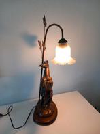 Prachtige tafellamp met stijgerend paard , 70cm hoog, Ophalen