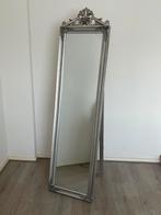 ZILVERKLEURIGE STAANDE BAROK SPIEGEL (Z.G.A.N.), Ophalen, Minder dan 50 cm, Zo goed als nieuw, 150 tot 200 cm