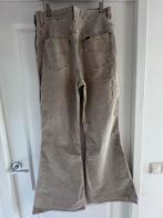 Lee High Rise Flare Rib-Beige Broek, Beige, Ophalen of Verzenden, Zo goed als nieuw, Maat 36 (S)
