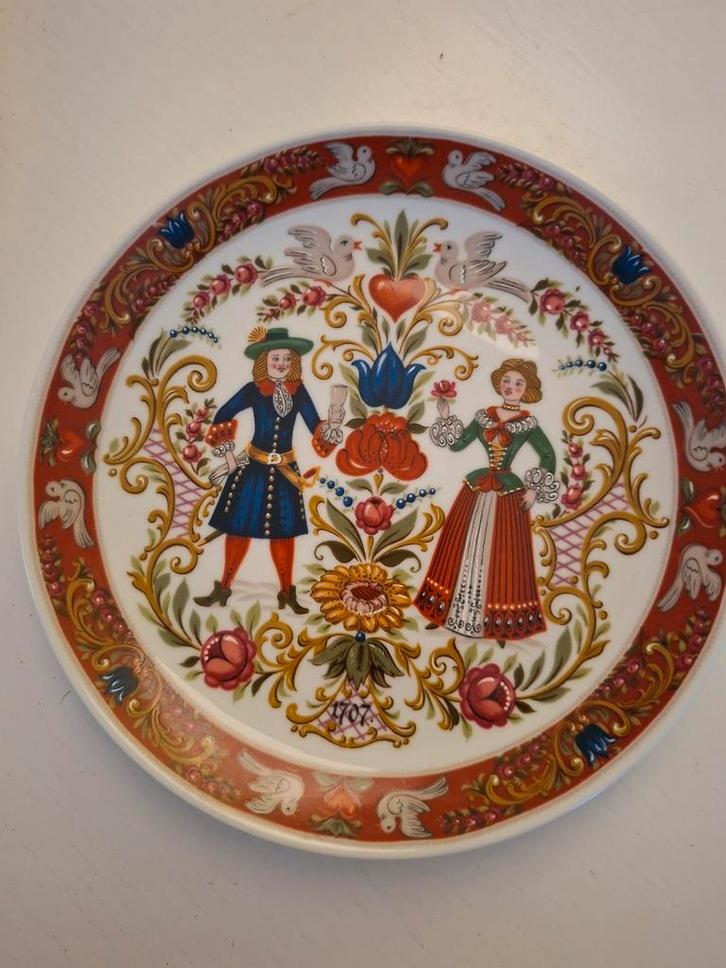 Decoratief bord van Kurt Hammer, Antiek en Kunst, Antiek | Wandborden en Tegels, Ophalen of Verzenden