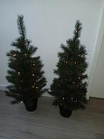 2 kerstbomen inclusief led lampjes (90 cm), Ophalen, Zo goed als nieuw