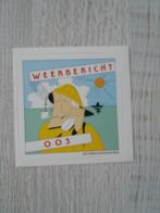 sticker ptt telecommunicatie WEERBERICHT, Ophalen of Verzenden, Zo goed als nieuw, Bedrijf of Vereniging