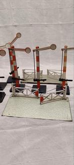 Vintage Spoorwegovergang met 6 Steunpalen, Ophalen of Verzenden, Gelijkstroom of Wisselstroom, Overige merken