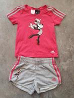 Sport set adidas maat 128, Adidas, Meisje, Sport- of Zwemkleding, Ophalen of Verzenden