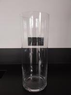 Glazen Cilinder vaas van 40 cm diameter 15cm., Huis en Inrichting, Woonaccessoires | Vazen, Minder dan 50 cm, Glas, Ophalen, Overige kleuren