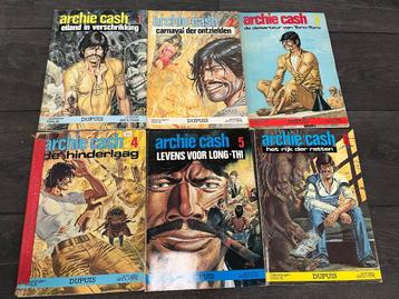14 archie cash stripboeken - nr. 1-13 en 15 beschikbaar voor biedingen