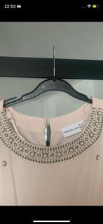 Nieuwe blouse, zijdeglans roze met pareltjes en kraaltjes 36, Nieuw, Ophalen of Verzenden, Trend One, Roze