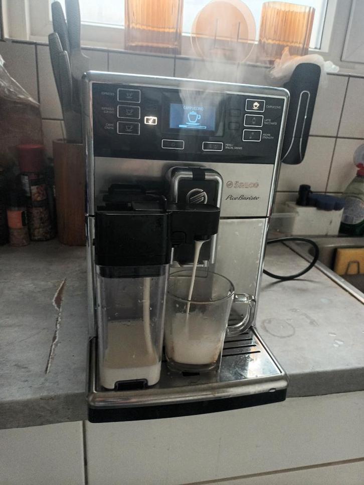 Saeco Pico Baristo koffiemachine, Witgoed en Apparatuur, Koffiezetapparaten, Gebruikt, Gemalen koffie, Koffiebonen, Koffiemachine