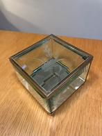 Vintage sieraden / juwelen doosje - facet kristalglas design, Ophalen of Verzenden