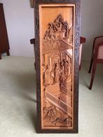 Wandpaneel Chinees houtsnijwerk, Antiek en Kunst, Ophalen