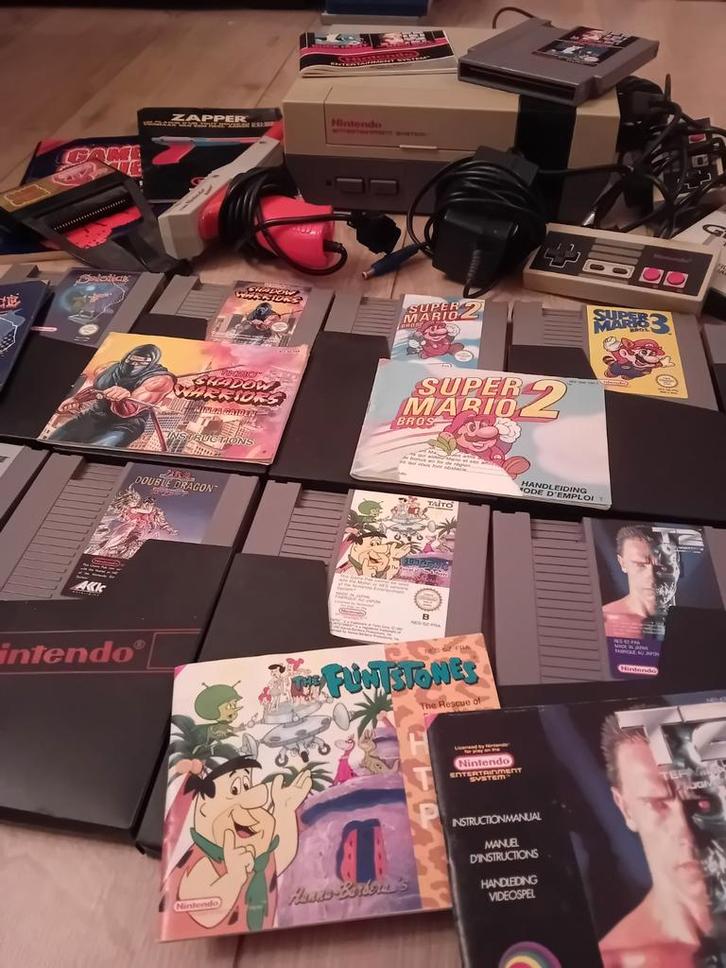 Nintendo NES Console + Games - Complete Set! 8bit 8-bit, Spelcomputers en Games, Games | Nintendo NES, Gebruikt, Avontuur en Actie