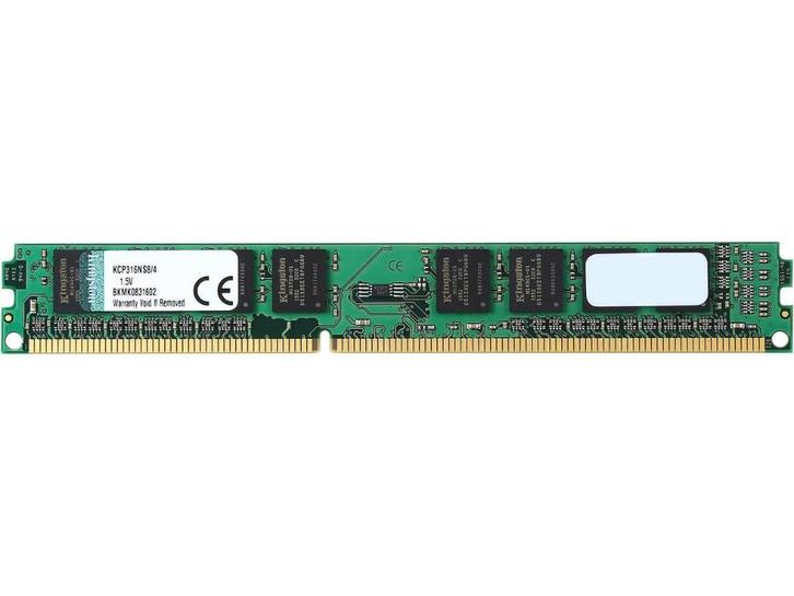 Kingston KCP316NS8/4 DDR3 PC3-12800 4 GB, Computers en Software, RAM geheugen, Gebruikt, Desktop, DDR3, Ophalen of Verzenden