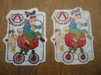 Stella Artois vintage carnaval sticker en hanger / embleem, Carnaval, Stella Artois, Overige maten, Ophalen of Verzenden