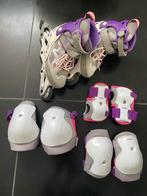 Skeelers Decathlon incl bescherming, Kinderen en Baby's, Verstelbaar, Kinderen, Verzenden, Zo goed als nieuw