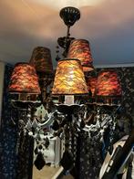 Vintage kroonluchter zwart, Ophalen of Verzenden, Gebruikt, Stof, Vintage Moulin Rouge