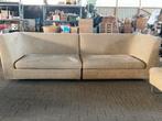 Design bankstel Italiaans (bank plus 2 bijpassende stoelen), Huis en Inrichting, Gebruikt, Driepersoons, 75 tot 100 cm, Rechte bank