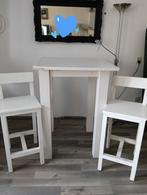 Bartafel met 2 krukken, Ophalen