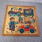 Vintage Houten Rolf Jaklien Puzzel / 40 x 40 cm / 64 stukjes, Rolf, Gebruikt, -, 10 tot 50 stukjes