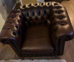 chesterfield bankstel, Huis en Inrichting, Ophalen, Gebruikt, Oud engels, Leer