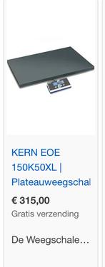 KERN Plateauweegschaal - Zo Goed Als Nieuw!, Ophalen, 100 tot 200 kg, ., Zo goed als nieuw