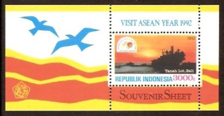Indonesie Zonnebloem nr 1492 postfris 1992, Postzegels en Munten, Postzegels | Azië, Postfris, Zuidoost-Azië, Ophalen of Verzenden