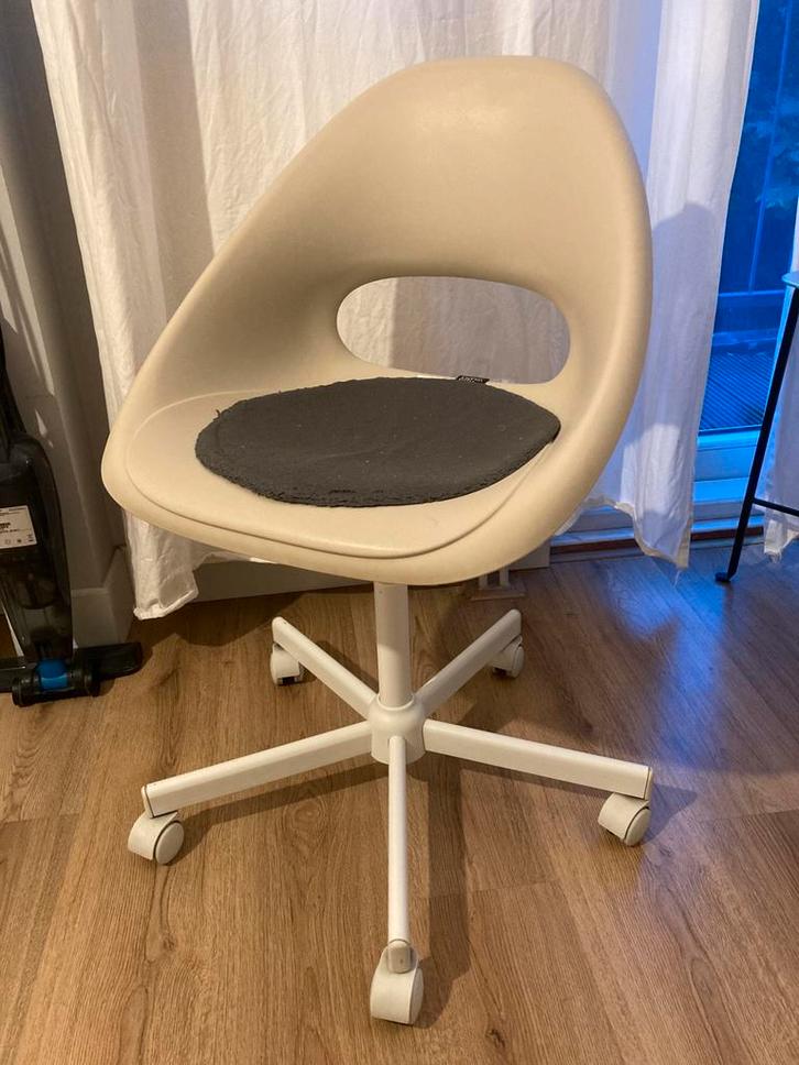 Bureaustoel / Office Desk Chair, Huis en Inrichting, Bureaustoelen, Zo goed als nieuw, Bureaustoel, Beige, Ergonomisch, Ophalen